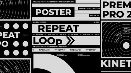 Repeat - Kinetic Posters | Premiere Pro