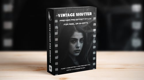 Vintage Film Look Rapid Shutter Zoom Effect