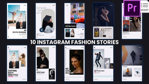 Instagram Fashion Stories V2 | MOGRT