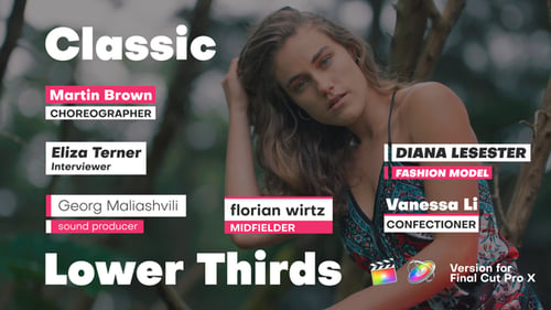 Classic Lower Thirds | FCPX
