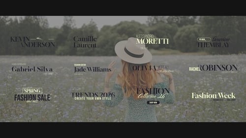 Fashion Lower Thirds