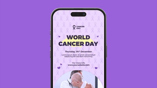Cancer Day Vertical Promo