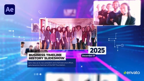 Corporate Timeline History Slideshow