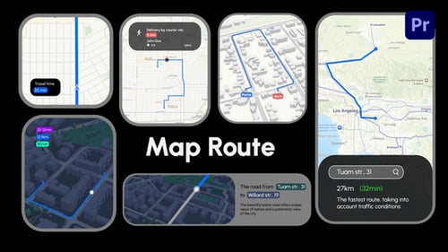Map Route Widgets, Elements ft. widget & navigation - Envato
