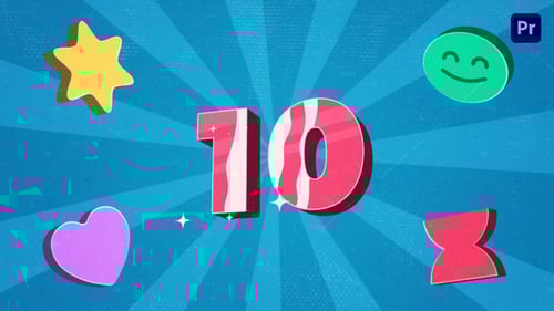 Funky Countdown Intro Opener - Premiere Pro