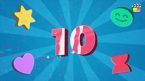 Funky Countdown Intro Opener - FCPX