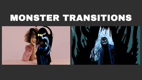 Monster Transitions for After Effects