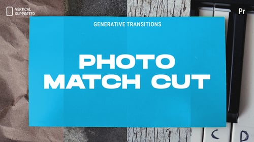 AI Generative Photo Match Cut Transitions | Vertical | Premiere Pro