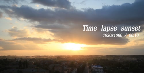 Time Lapse Sunset