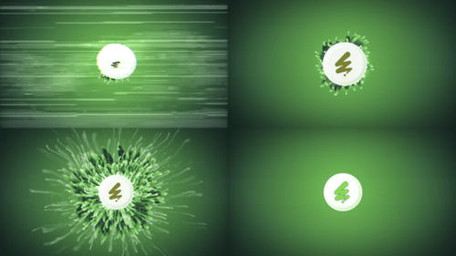Ambient Particle Logo for After Effects