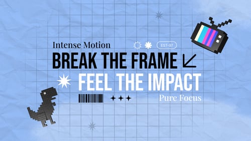 Digital Pixel Art Opener with Dynamic Text Animations