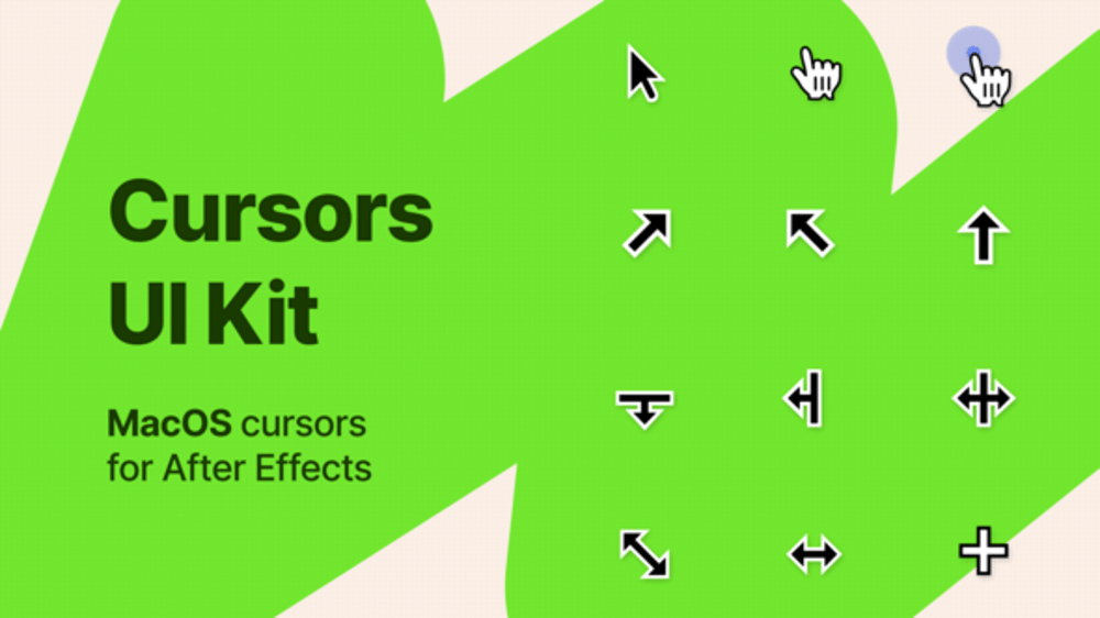 Animated Cursor UI Kit for Digital Projects, Infographics ft. click ...