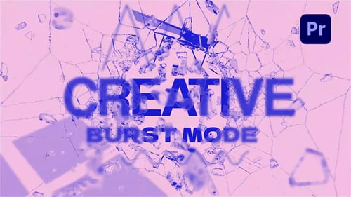 Glass Shards Motion Typography Intro