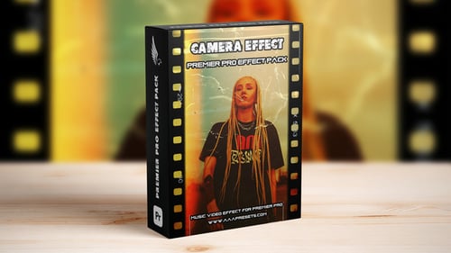 Vintage Camera Flash Movement Transitions for Premiere Pro