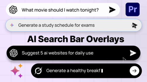 AI Search Bars - ChatGPT, Gemini, Grok
