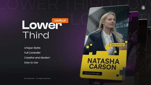 Vertical Lower Thirds