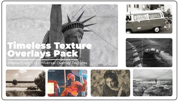 Retro Film and Paper Texture Overlays for Video, Elements ft. texture ...