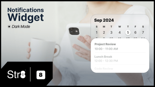 Benachrichtigungs-Widget (DarkMode)