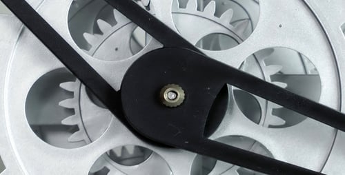 Clock Gears Spinning