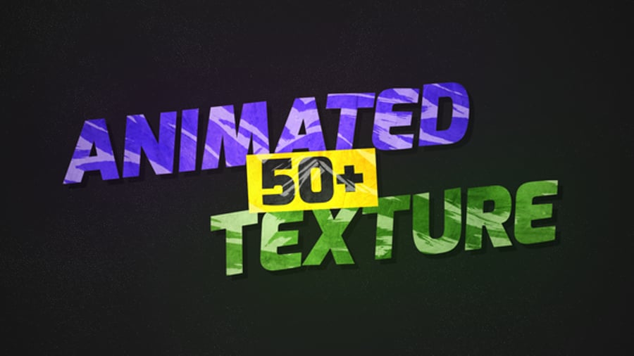 Vibrant Animated Textures Pack for Dynamic Text Reveals, Elements ft ...