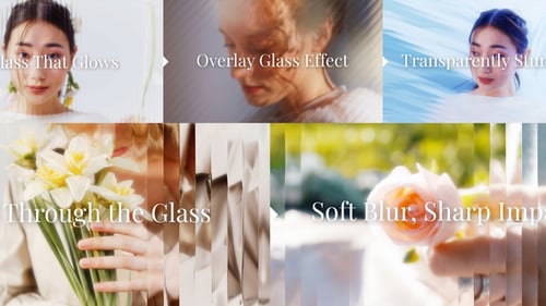 Overlays Glass After Effect Template