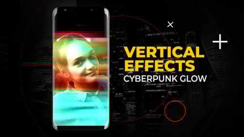 Vertical Cyberpunk Glow Effects