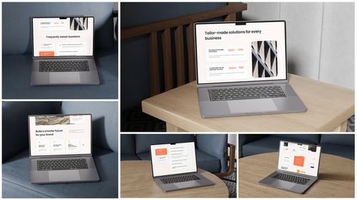 Laptop Presentation Mockup