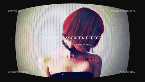 Fisheye TV Screen Effect Peset & Transition