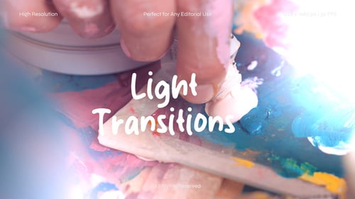 Light Transitions Pack for After Effects