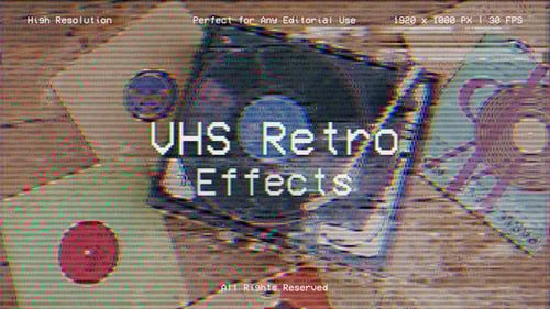 VHS Effect for After Effects