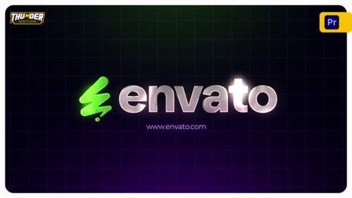 Neon Search Logo Reveal