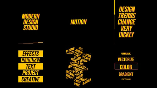 Text Carousel Vertical | MOGRT