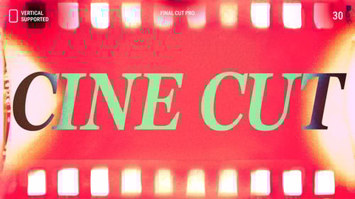 Vertical Film Transition Pack with Cinematic Light Leaks and Glitch Effects