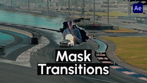 Dynamic Mask Reveal Transitions for Cinematic Video Projects