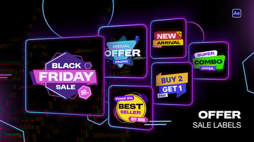 Offer Sale Labels