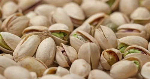 Close-up of Fresh Delicious Pistachios