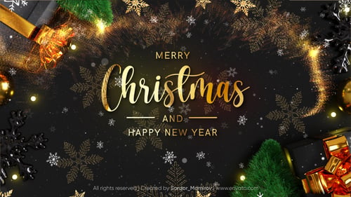 Merry Christmas Text Reveal 2026 MORGT