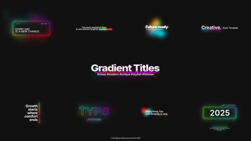 Gradient Titles