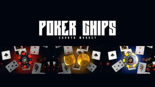 Casino Chip Logo Reveal Poker Game Intro Opener