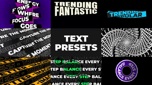 Kinetik Typography Animation MOGRT