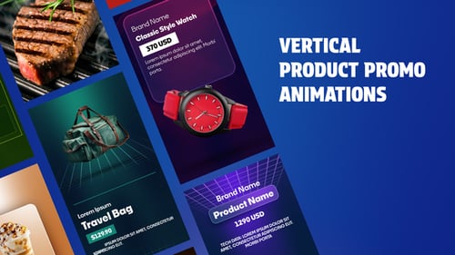 Vertical Product Promo Animation for Instagram Stories