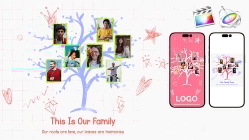 Friends & Family Tree Collage Reveal