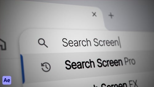 Search Screen Pro - Typing Animation