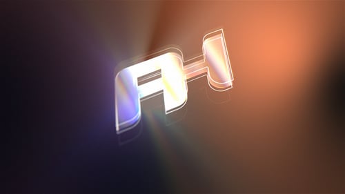 Modern Glossy Logo Reveal with Prismatic Light Effects