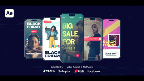 Black Friday - Instagram Stories & Reels