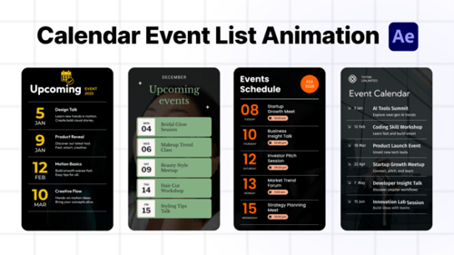 Calendar Event List