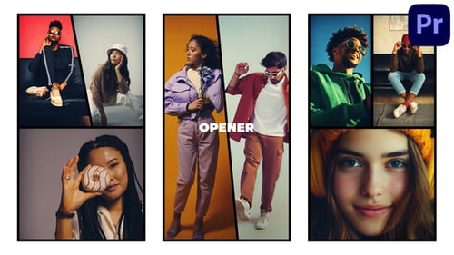 Split Screen Opener for Instagram MOGRT