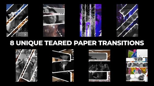 Paper Tear Transitions