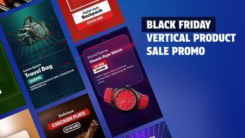 Dynamic Vertical Product Sale Promo for Social Stories