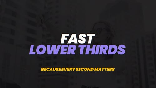 Lower Thirds rápidos